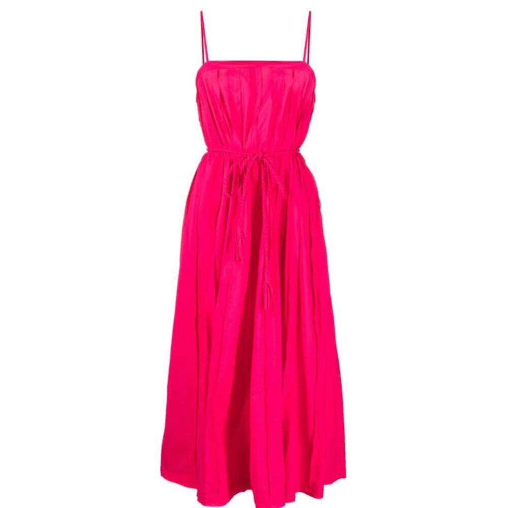 Ulla‎ Johnson Orchid Leela Dress 10 Pink 100% Cotton Euro Summer Party Feminine